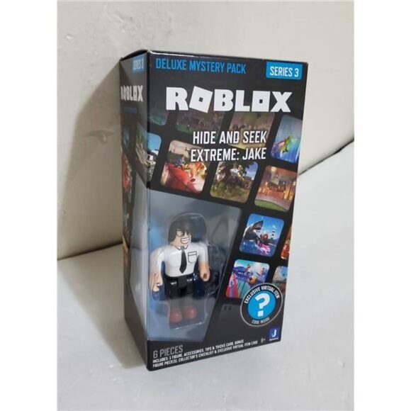 Unleash the Mystery: Roblox Series 3 Hide & Seek Extreme Jake Deluxe Figure Pack - Picture 1 of 9